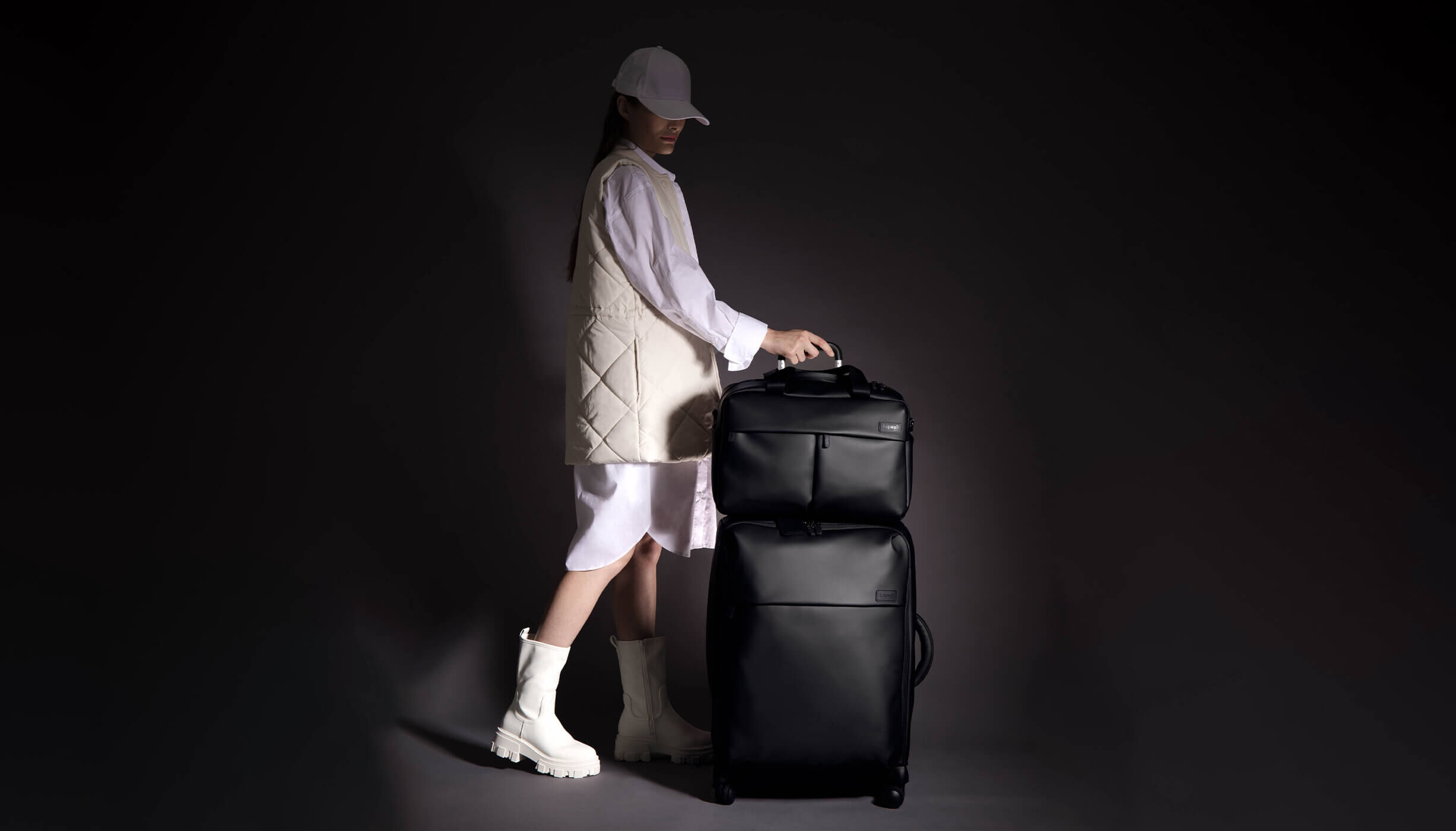 Lipault backpack with wheels hot sale