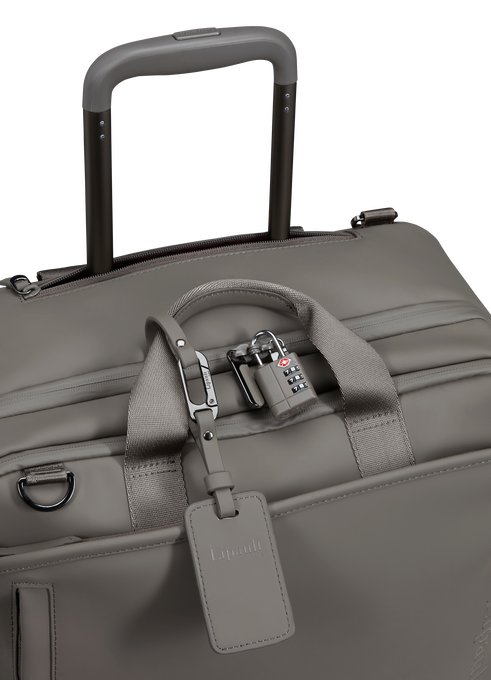 Lipault Lost In Berlin Rolling Tote  Ash Stone Lipault Lost In Berlin Rolling Tote  Ash Stone
