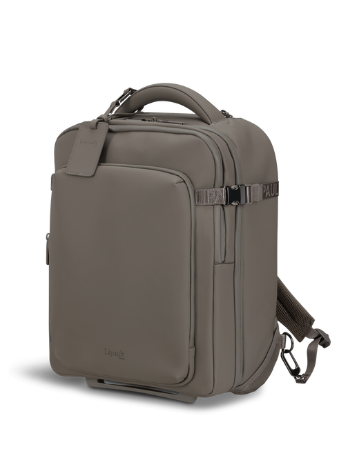 Lipault Lost In Berlin Backpack Pro With Wheels  Ash Stone Lipault Lost In Berlin Backpack Pro With Wheels  Ash Stone