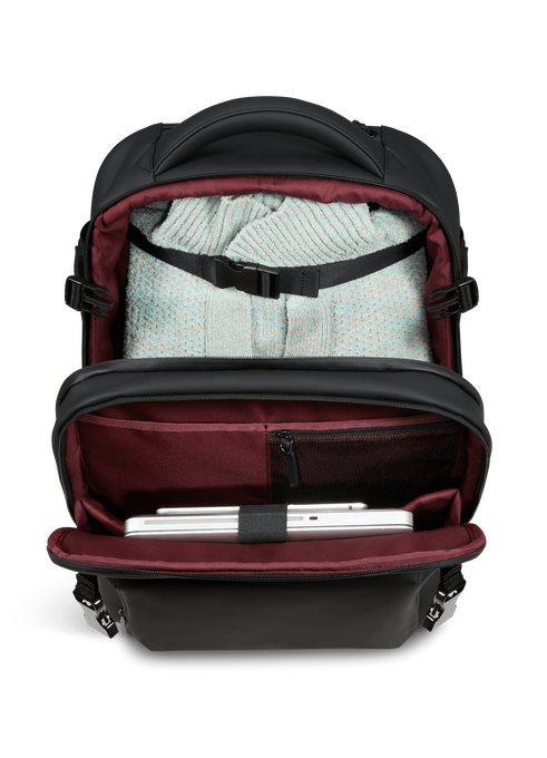 Lipault Lost In Berlin Backpack Pro With Wheels  Black Lipault Lost In Berlin Backpack Pro With Wheels  Black