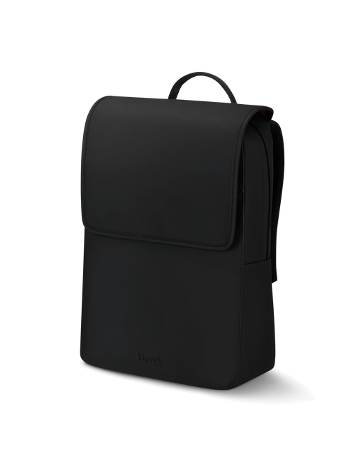Lipault Lost In Berlin Square Backpack 2.0  Black Lipault Lost In Berlin Square Backpack 2.0  Black