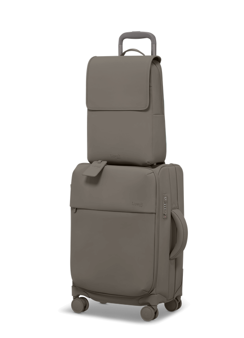 Lipault Lost In Berlin Square Backpack 2.0  Ash Stone