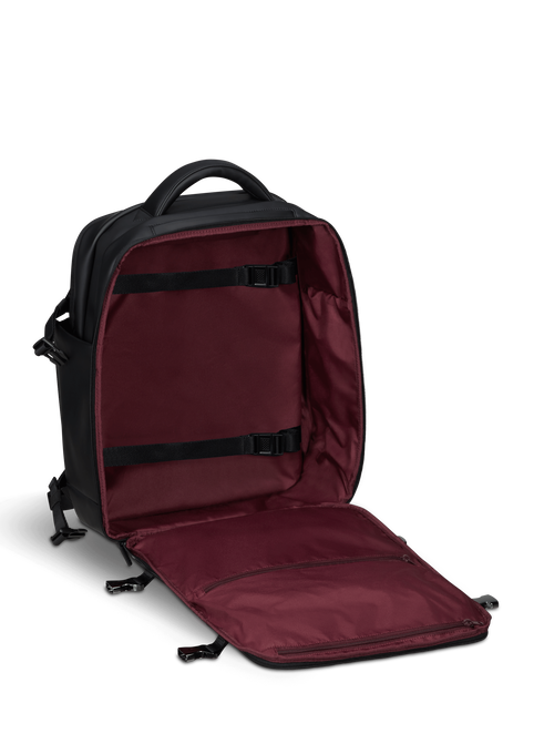 Lipault Lost In Berlin Travel Backpack  Black Lipault Lost In Berlin Travel Backpack  Black