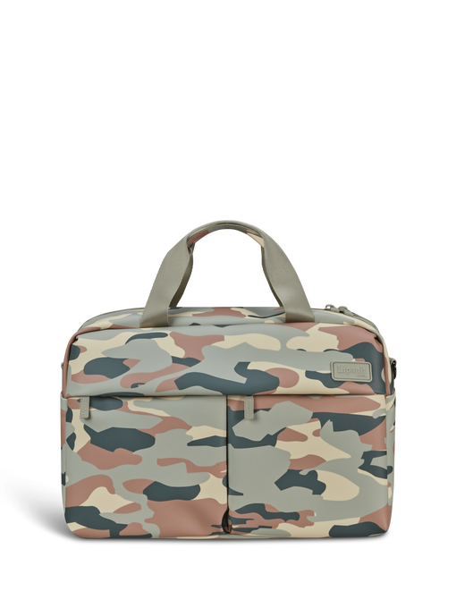 Lipault Lost In Berlin 24h Bag - Fashion Exile  Camo Butter/Rosewood/Sage