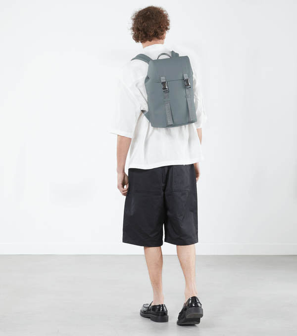 Lost In Berlin Mini Exile Backpack Grey Lipault UK
