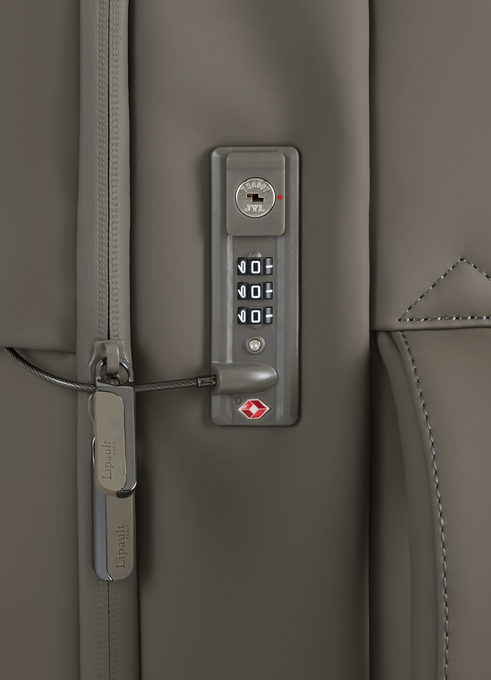 Lost In Berlin Cabin suitcase 55cm | Lipault Lost In Berlin Cabin 2.0 55cm  Ash Stone
