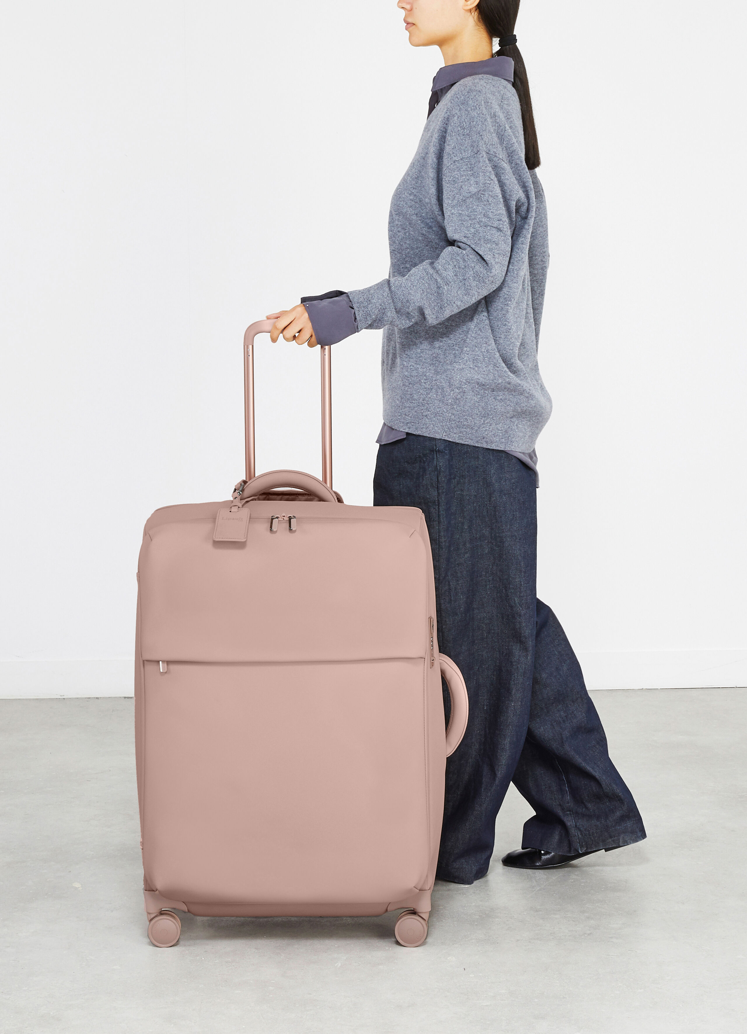 Lost In Berlin Long trip suitcase 72cm Rose Quartz | Lipault UK