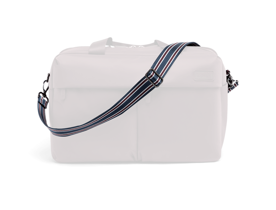 Lipault Plume Accessoires Shoulder Strap  Bordeaux Stripes