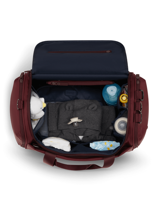 Lipault City Plume Diaper Bag  Bordeaux Lipault City Plume Diaper Bag  Bordeaux