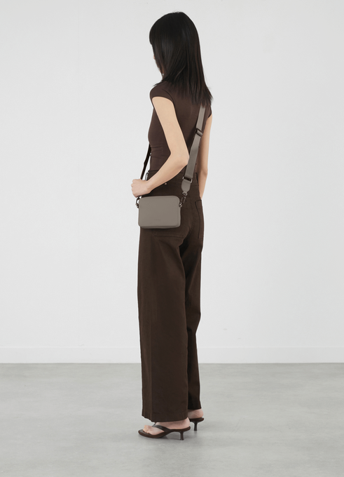 Lipault Lost In Berlin Crossbody Bag - The Box  Ash Stone Lipault Lost In Berlin Crossbody Bag - The Box  Ash Stone