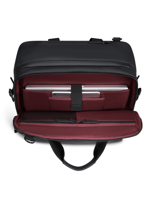 Lipault Lost In Berlin Rolling Tote  Black Lipault Lost In Berlin Rolling Tote  Black