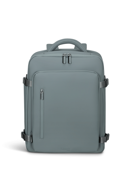 Lipault Lost In Berlin Travel Backpack 2.0  Cement Storm