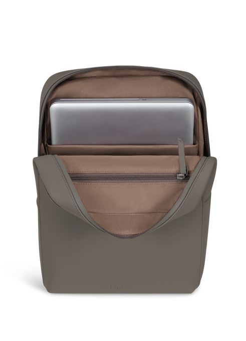 Lipault Lost In Berlin Square Backpack 2.0  Ash Stone