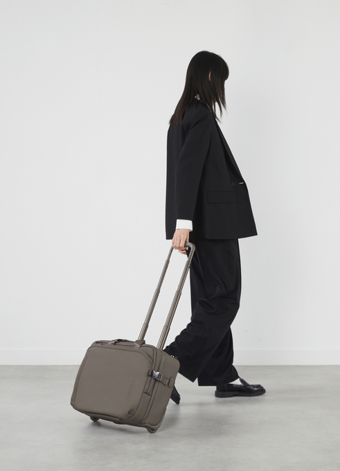 Lipault Lost In Berlin Rolling Tote  Ash Stone Lipault Lost In Berlin Rolling Tote  Ash Stone