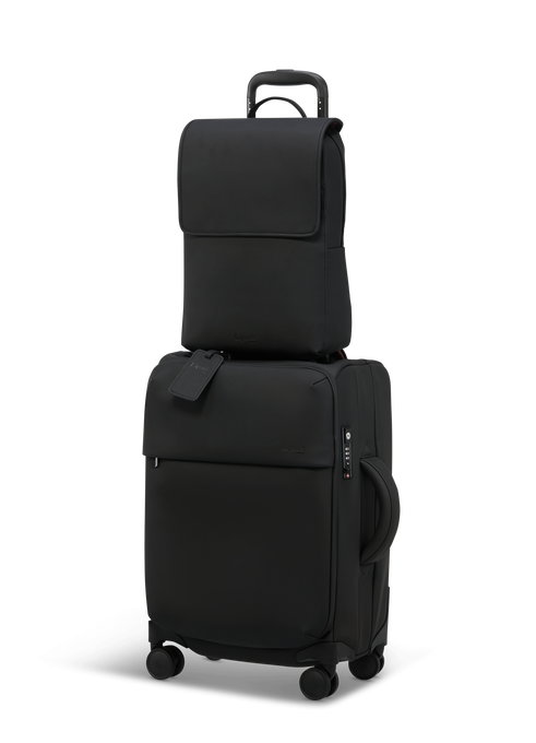 Lipault Lost In Berlin Square Backpack 2.0  Black Lipault Lost In Berlin Square Backpack 2.0  Black