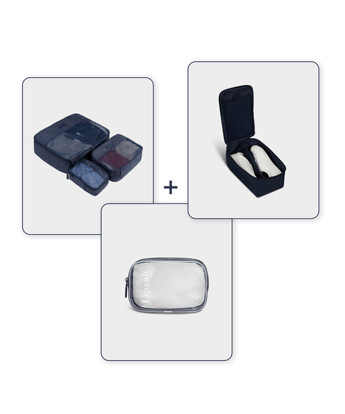 SET TRAVEL ACCESSORIES NAVY SET TRAVEL ACCESSORIES NAVY