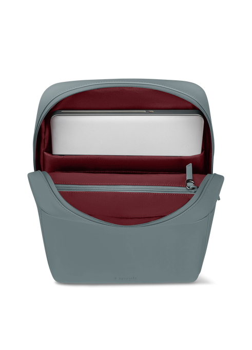 Lipault Lost In Berlin Square Backpack 2.0  Cement Storm Lipault Lost In Berlin Square Backpack 2.0  Cement Storm